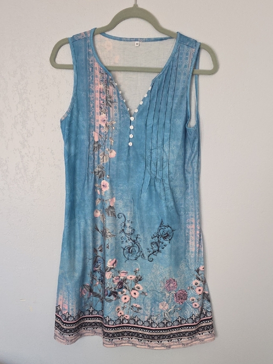 Dresses & Skirts - Cute Blue Multi Coloured Dress